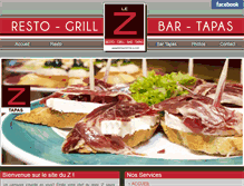 Tablet Screenshot of le-z-resto.com